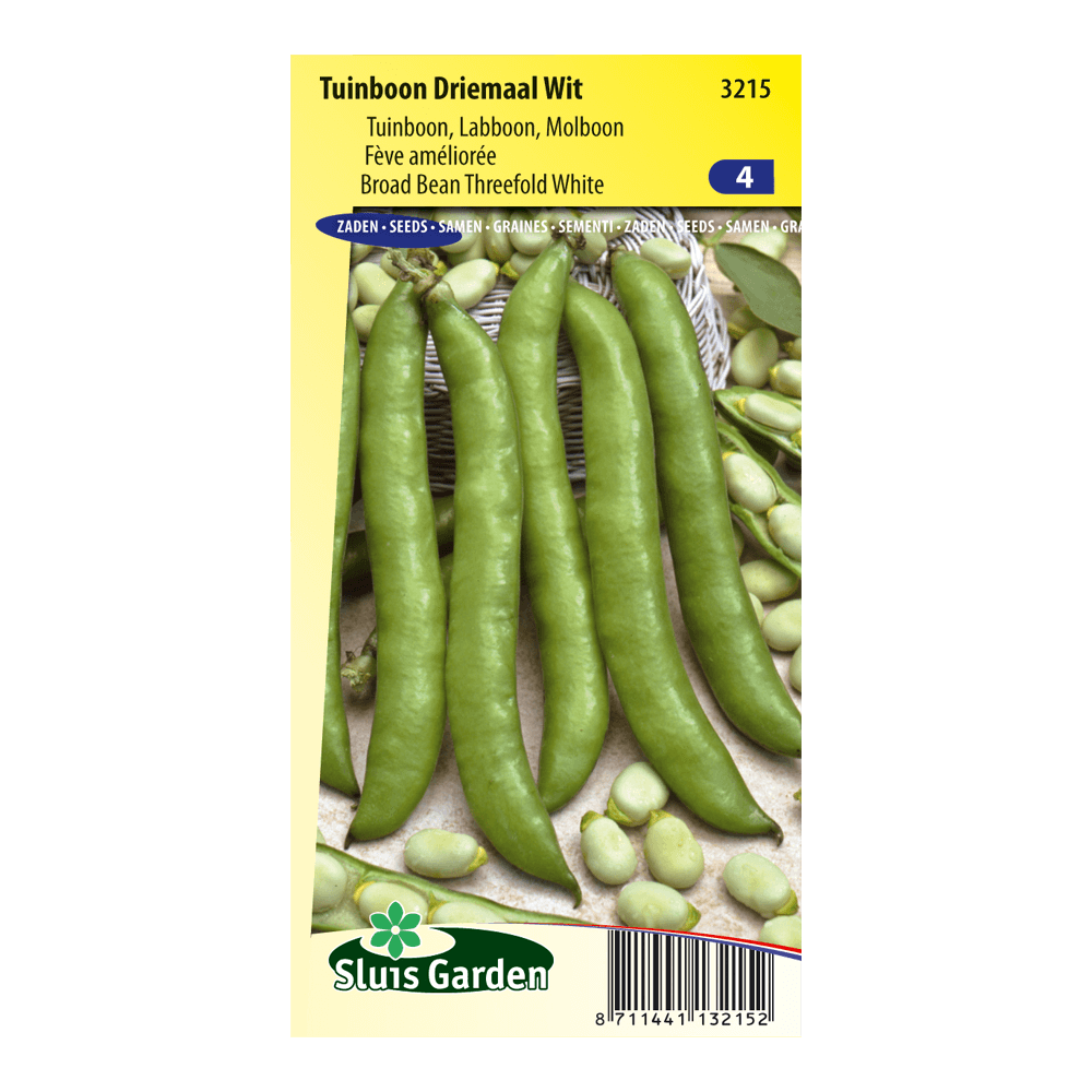 tuinboon-driemaal-wit-08aa6f8415e1.png Tuinboon Driemaal Wit - Afbeelding 1